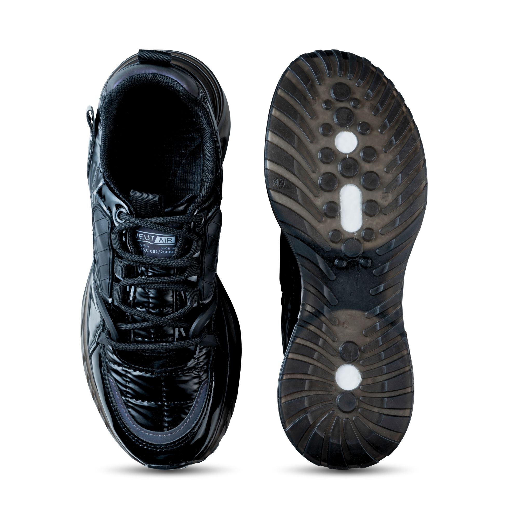 Picture of Shoes for men Summer breathable new versatile sports men's shoes casual sneaker lace-up running shoes sneakers for men - Black