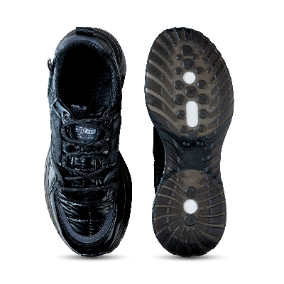 Picture of Shoes for men Summer breathable new versatile sports men's shoes casual sneaker lace-up running shoes sneakers for men - Black