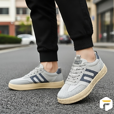 Picture of Men’s Sneakers | Stylish Juta Shoes | Lightweight Casual Footwear - Grey