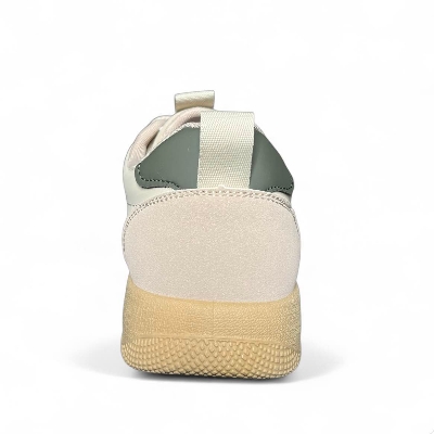 Picture of Men’s Stylish Cream-Green Sneakers | Lightweight Casual Juta Shoes for Men - Green