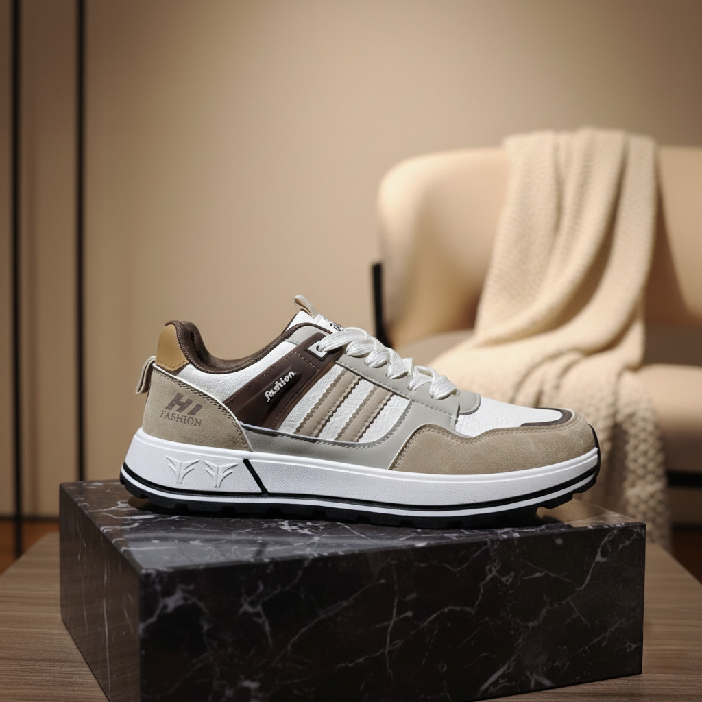 Picture of Luxury Monogram Sneakers for Man – Elite Lifestyle Juta - khaki