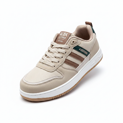 Picture of Premium Beige Green Sneakers for Men | Casual Shoes for Men | Stylish Juta | Comfortable Men Shoes Sneakers - Beige