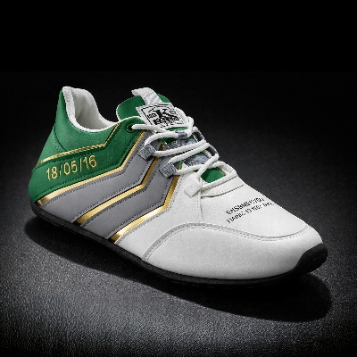 Picture of PK Saeed Trend Green White Sneakers for Men | Casual Shoes for Men | Stylish Juta | Trendy Men Shoes Sneakers - green