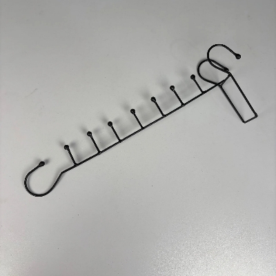 Picture of Over The Door Metal Hook Hanger Rack – 19 Hooks for Clothes, Bags & Towels