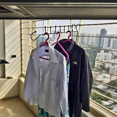 Picture of Multi-Purpose Metal Hanger Rack | Space-Saving Closet Organizer