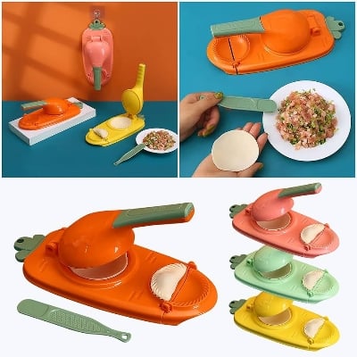 Picture of 2-in-1 Pitha Maker – Big Size Dumpling Press and Cutter for Easy Homemade Pithas