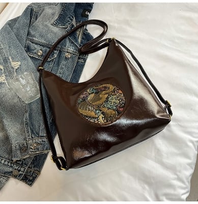 Picture of New Style Large-Capacity Shoulder Bag - brown