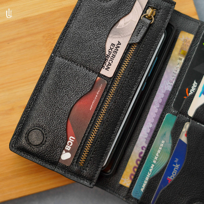 Picture of Wane Long Wallet - Black