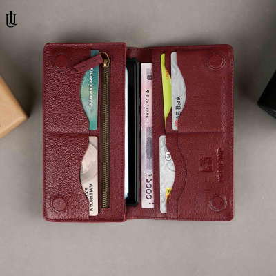 Picture of Wane Long Wallet – Red Wine