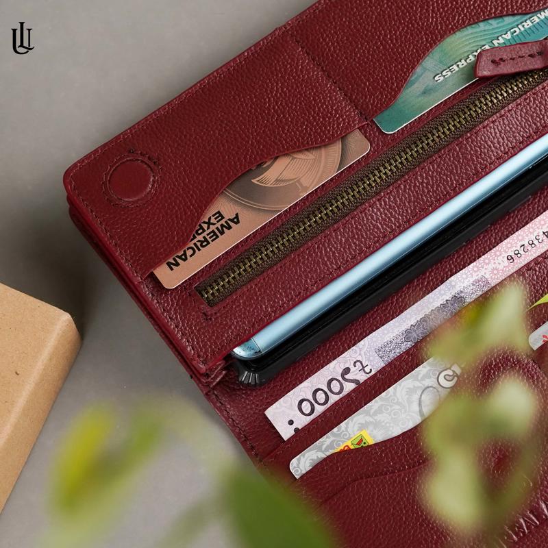 Picture of Wane Long Wallet – Red Wine