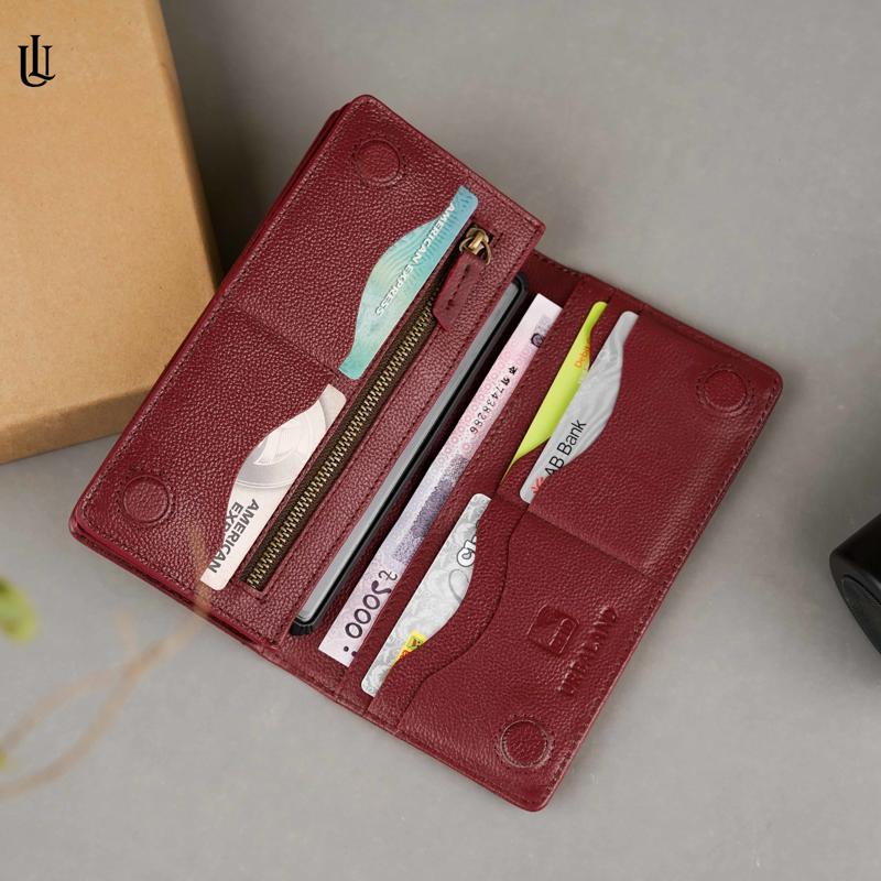 Picture of Wane Long Wallet – Red Wine