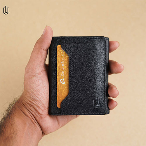 Picture of Tedd Magnet Trifold Wallet v2 - Black