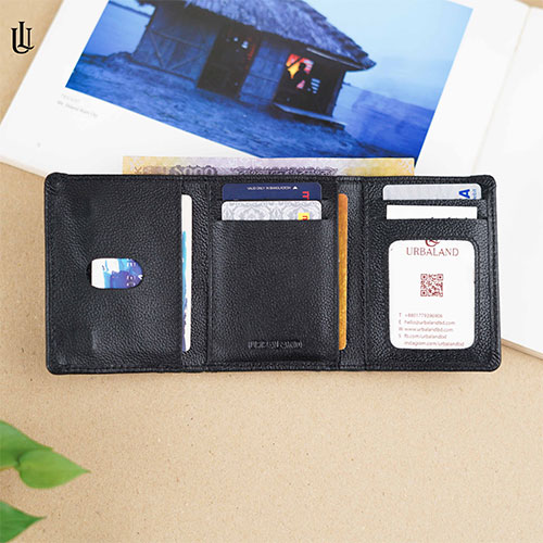 Picture of Tedd Magnet Trifold Wallet v2 - Black