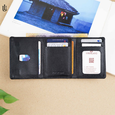 Picture of Tedd Magnet Trifold Wallet v2 - Black