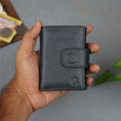 Picture of Edd Trifold Wallet – Navy Blue 