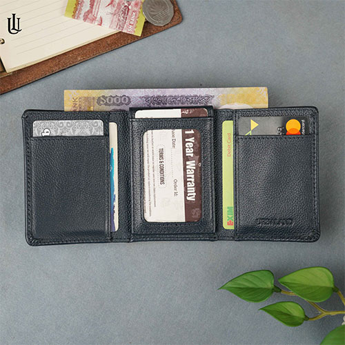 Picture of Edd Trifold Wallet – Navy Blue 