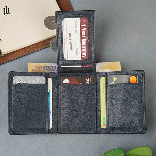 Picture of Edd Trifold Wallet – Navy Blue 