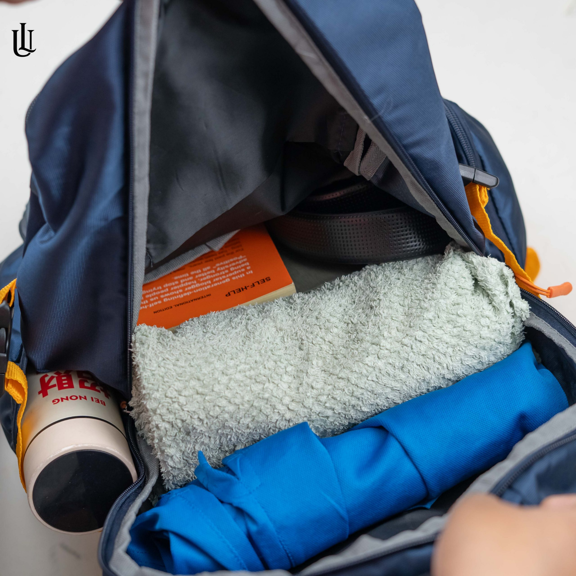 Picture of Trekon Backpack BP001 – Grey Blue [Orange ribbon]