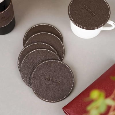 Picture of Urblaland leather Coaster 6pcs Set 