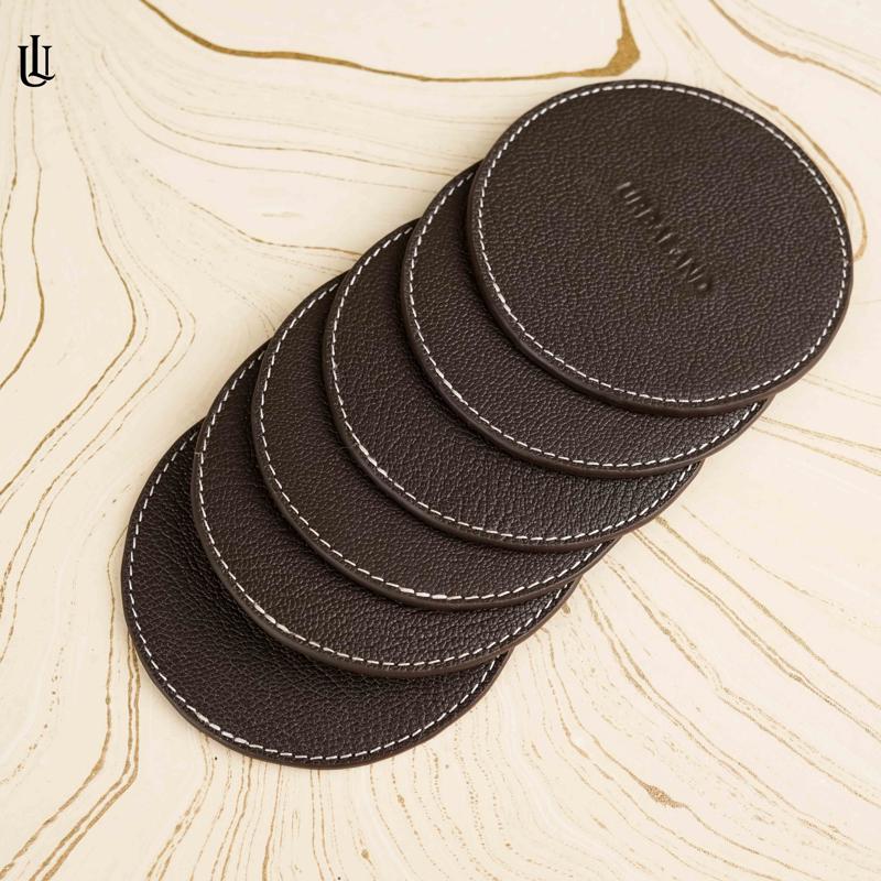 Picture of Urblaland leather Coaster 6pcs Set 