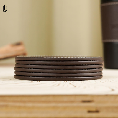 Picture of Urblaland leather Coaster 6pcs Set 