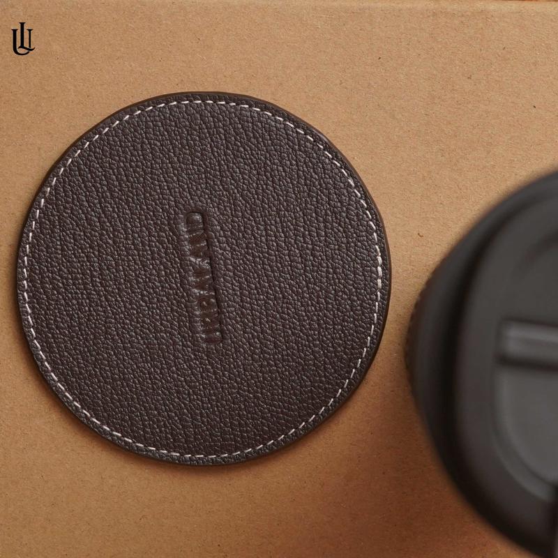Picture of Urblaland leather Coffee Mug with Coaster