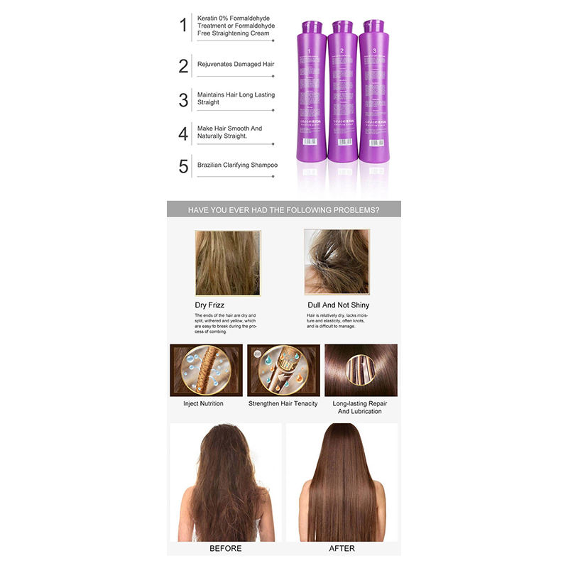 Picture of Keratine Queen Purple Brazilian Botox Hair Treatment 1000ML