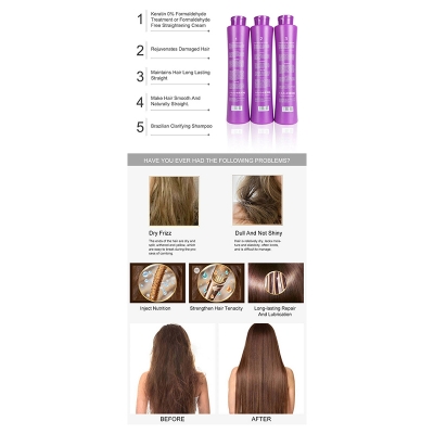 Picture of Keratine Queen Purple Brazilian Botox Hair Treatment 1000ML