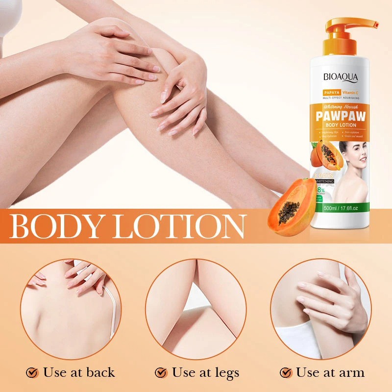 Picture of BIOAQUA Papaya Vitamin C Whitening Body Lotion 500ml