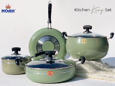 Picture of Noah Nonstick Cookware Set 7 pcs- Induction Bottom