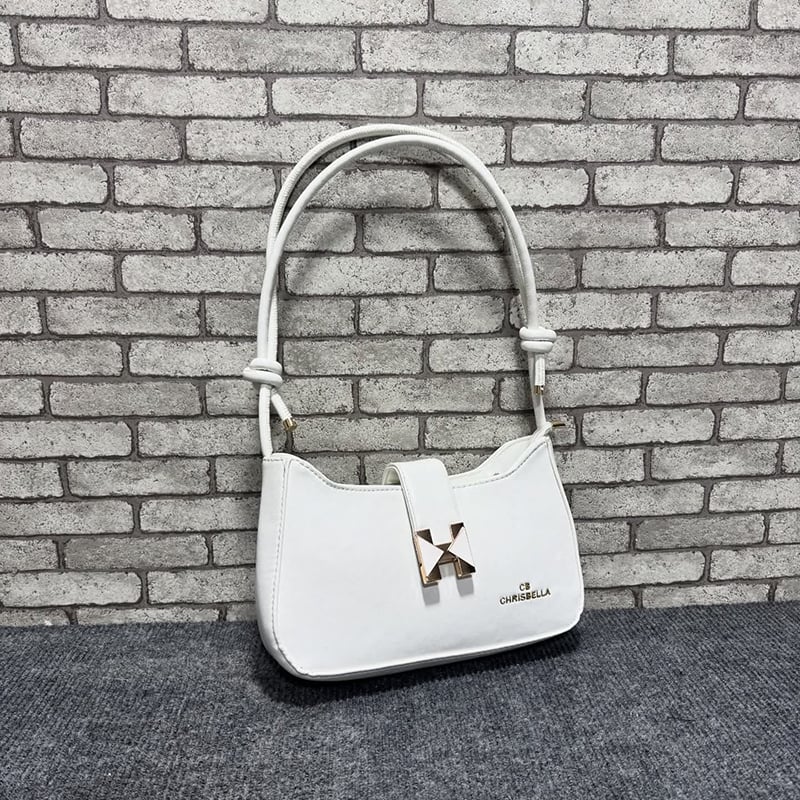 Picture of Casual Retro Single Shoulder Bags Cosmetic Bags PU Storage Bags Girls Handbags Makeup Lipstick Bags Rivet Star Purse Wallets Y2k Style Handbags Women Shoulder Bags