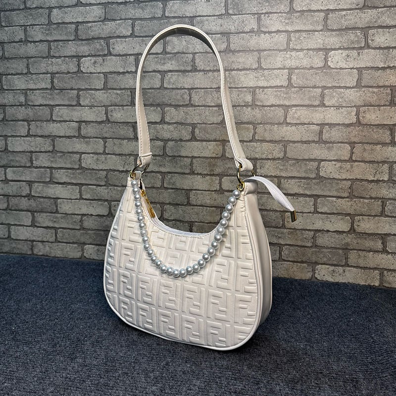 Picture of Shoulder Bag New Women's subaxillary Bag Niche Design Advance Half Moon Pu leather Handbag