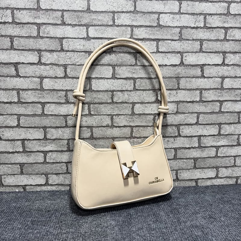 Picture of Casual Retro Single Shoulder Bags Cosmetic Bags PU Storage Bags Girls Handbags Makeup Lipstick Bags Rivet Star Purse Wallets Y2k Style Handbags Women Shoulder Bags