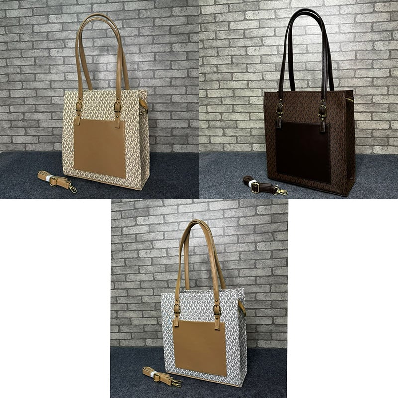 Picture of French spring new trendy women's tote bag temperament rhombic chain bag foreign fashion V grid embroidered big bag women