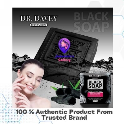 Picture of DR.DAVEY Black Charcoal Soap Cleaning Soap 100g