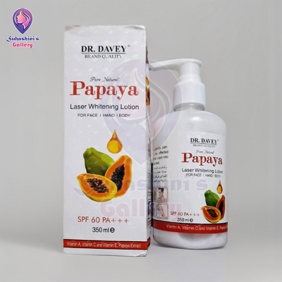 Picture of Dr Davey Papaya Body Lotion 350ml SPF 60 PA +++