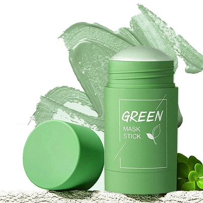 Picture of Green Tea Mask Stick, Green Mask Stick Blackhead Remover and Deep Cleansing Oil Control and Anti-Acne Solid and Fine, Suitable for All Skin Types (Green Tea)..1pcs
