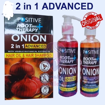 Picture of Onion Oil For Hair – Positive Root Therapy 2 in 1 Advanced ,made in India.1paeket