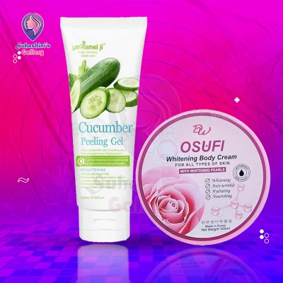 Picture of Osufi Body Cream & Cucumber Peeling Gel Combo 2pcs
