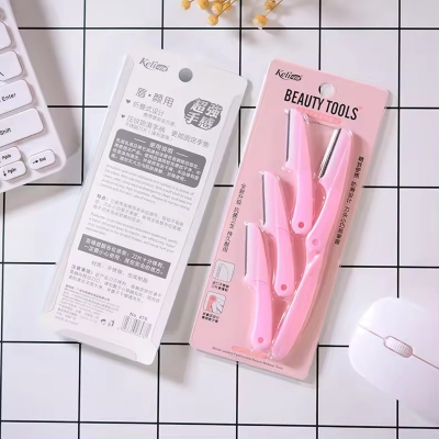 Picture of KELI BEAUTY TOOLS EYEBROW RAZOR (4PCS set)  1 packet