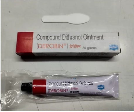 Picture of Compound Dithranol 30 gm Derobin Ointment, Indian