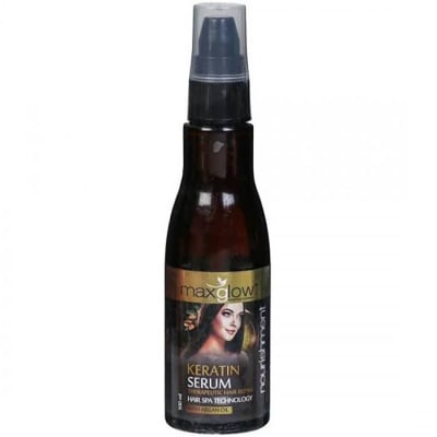 Picture of Maxglow Keratin Serum Therapeutic Hair Repair Hair Spa Technology 100 ml,1pcs