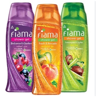 Picture of Fiama body wash shower gel used for male / female Purple color - 250 ml