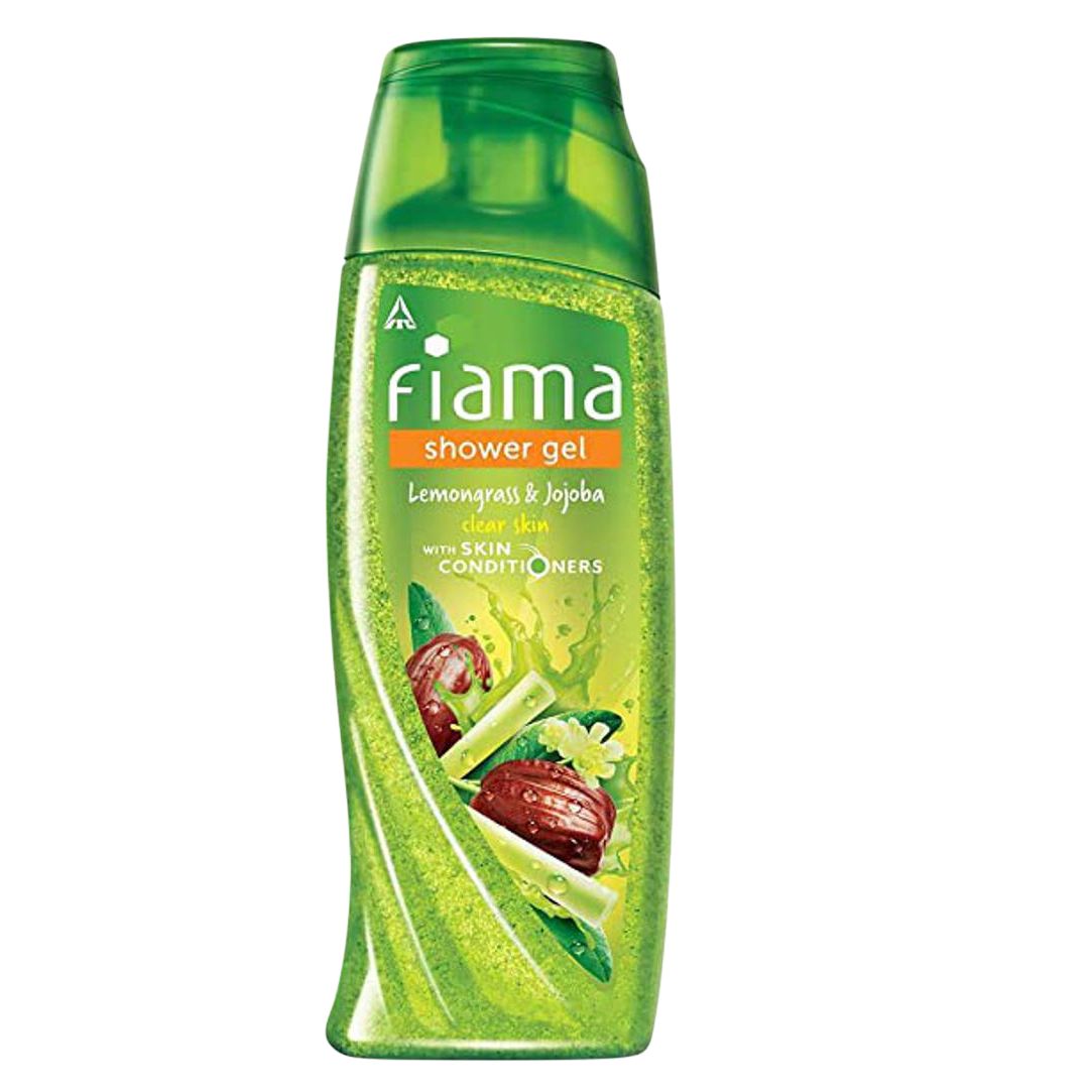 Picture of Fiama body wash shower gel used for male / female green color - 250 ml