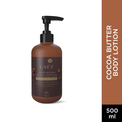 Picture of LAFZ Halal Cocoa Butter Body Lotion 500ML with Natural Moisture Lock