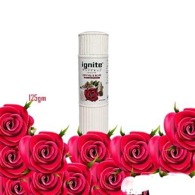 Picture of Indian product Romantic talcum powder - 125 gm