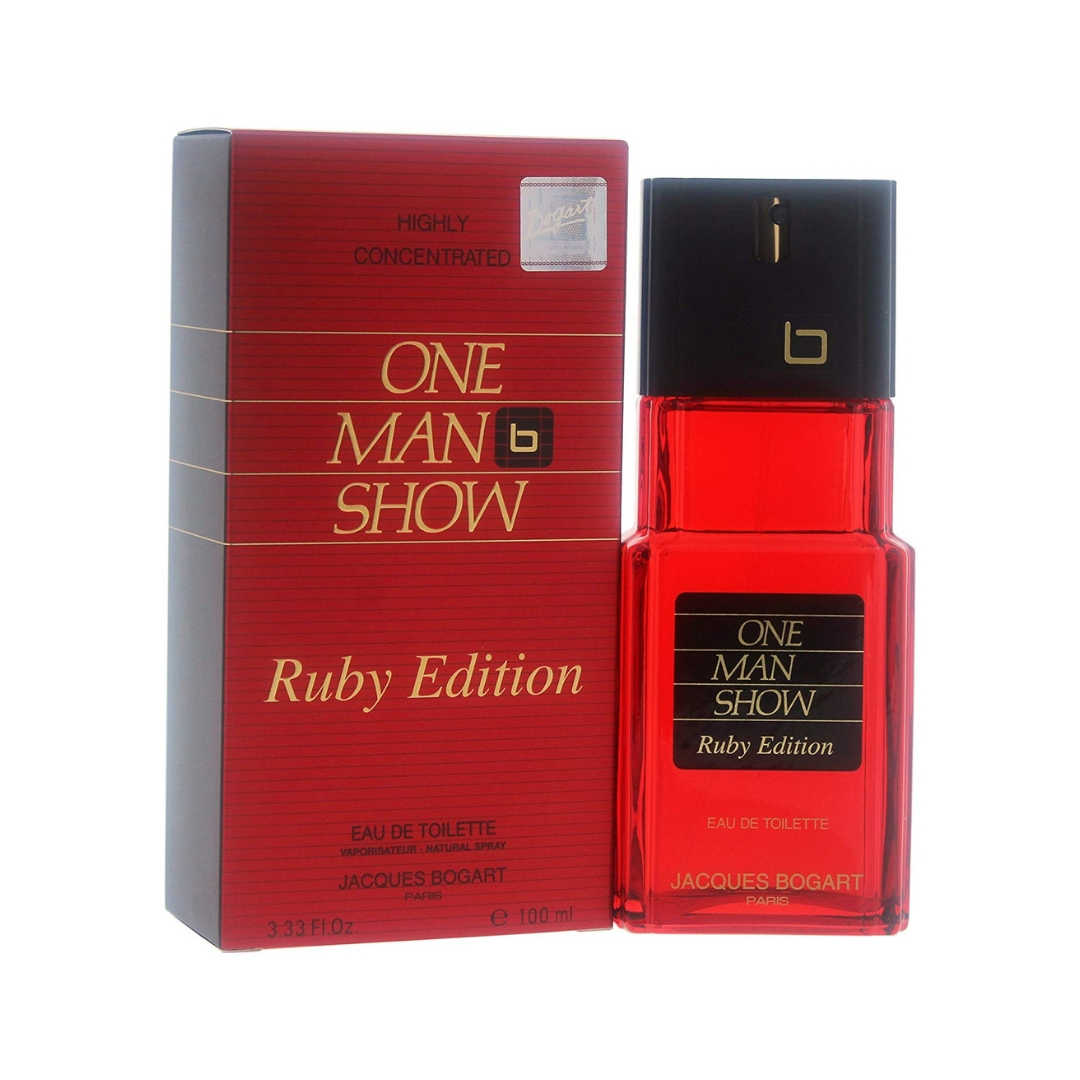 Picture of International France product Body perfume party scent Jacques bogart One man show Ruby edition perfume for male - 100 ml