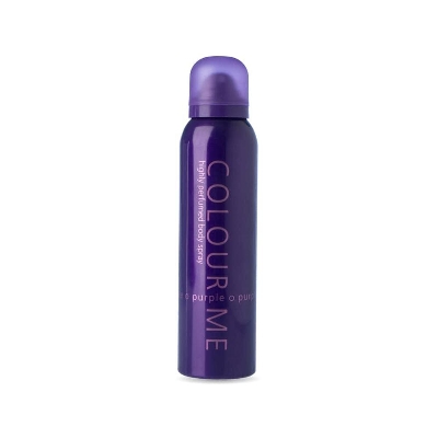 Picture of International UAE product Body Spray Colour Me Purple Used for female - 150 ml