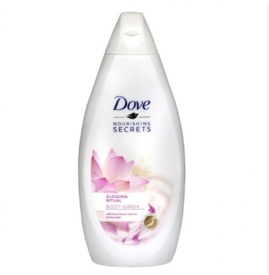 Picture of International NETHERLANDS product Dove GLOWING RITUAL shower gel body wash used for male/ female - 500 ml