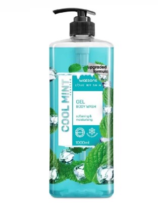Picture of International Thailand Body wash Watsons COOL MINT Shower gel for male/ female - 1000 ml